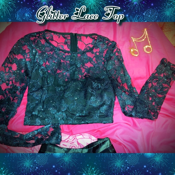 👗💚Jrs 5/6 Emerald Green 2-piece Prom Dress 👗💚 - Picture 4 of 8